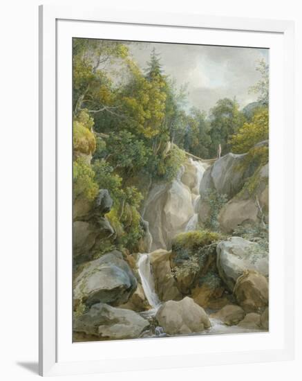 The Falls of the Isar-Johann Georg von Dillis-Framed Giclee Print