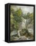 The Falls of the Isar-Johann Georg von Dillis-Framed Stretched Canvas