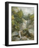 The Falls of the Isar-Johann Georg von Dillis-Framed Giclee Print