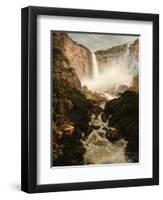 The Falls of the Tequendama Near Bogota, New Granada, 1854-Frederic Edwin Church-Framed Giclee Print