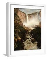 The Falls of the Tequendama Near Bogota, New Granada, 1854-Frederic Edwin Church-Framed Giclee Print