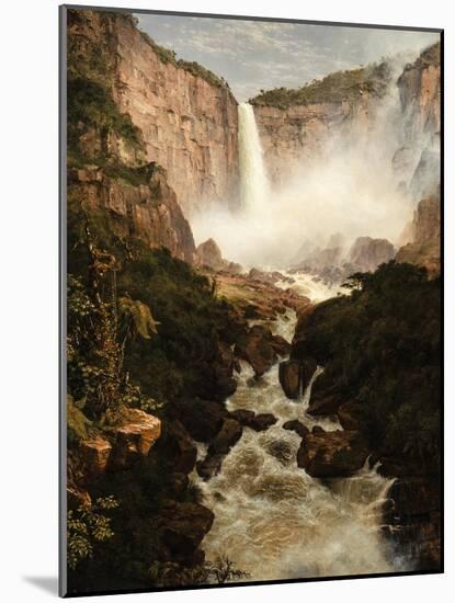 The Falls of the Tequendama Near Bogota, New Granada, 1854-Frederic Edwin Church-Mounted Giclee Print