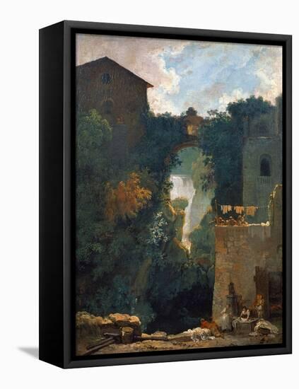 The Falls of Tivoli, 1760-1762-Jean-Honoré Fragonard-Framed Stretched Canvas