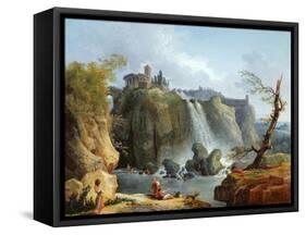 The Falls of Tivoli, 1768-Hubert Robert-Framed Stretched Canvas