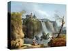 The Falls of Tivoli, 1768-Hubert Robert-Stretched Canvas