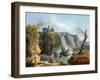 The Falls of Tivoli, 1768-Hubert Robert-Framed Premium Giclee Print