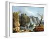 The Falls of Tivoli, 1768-Hubert Robert-Framed Premium Giclee Print