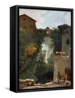 The Falls of Tivoli-Jean-Honoré Fragonard-Framed Stretched Canvas