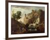 The Falls of Tivoli-Antoine Charles Horace Vernet-Framed Giclee Print