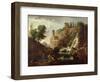 The Falls of Tivoli-Antoine Charles Horace Vernet-Framed Giclee Print