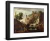 The Falls of Tivoli-Antoine Charles Horace Vernet-Framed Giclee Print