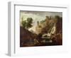 The Falls of Tivoli-Antoine Charles Horace Vernet-Framed Giclee Print