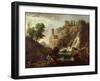 The Falls of Tivoli-Antoine Charles Horace Vernet-Framed Giclee Print