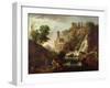 The Falls of Tivoli-Antoine Charles Horace Vernet-Framed Giclee Print