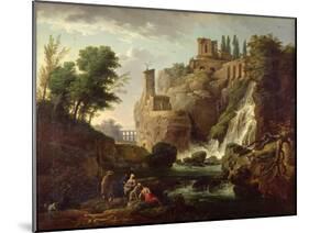 The Falls of Tivoli-Antoine Charles Horace Vernet-Mounted Giclee Print