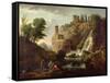 The Falls of Tivoli-Antoine Charles Horace Vernet-Framed Stretched Canvas