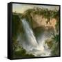 The Falls of Tivoli-Michael Wutky-Framed Stretched Canvas