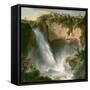 The Falls of Tivoli-Michael Wutky-Framed Stretched Canvas