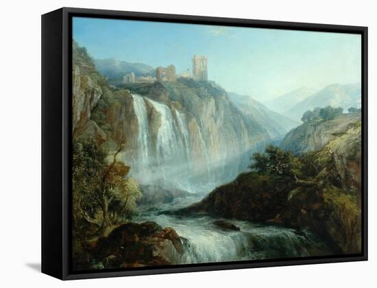 The Falls of Tivoli-Henry Dawson-Framed Stretched Canvas