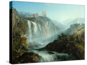 The Falls of Tivoli-Henry Dawson-Stretched Canvas