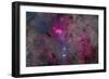 The False Comet Cluster Area of Southern Scorpius-Stocktrek Images-Framed Photographic Print