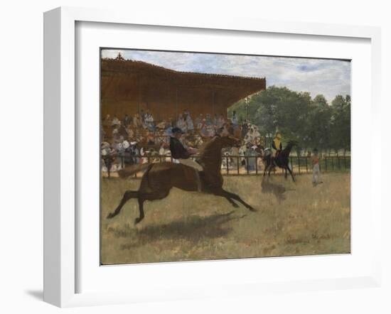 The False Start, c.1869-72-Edgar Degas-Framed Giclee Print