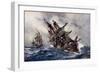 The "Fame" with Foul-Weather Jack-Charles Edward Dixon-Framed Giclee Print