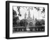 The Famed Old St. Louis Cathedral Faces Jackson Square or Place D'Armes-null-Framed Premium Photographic Print