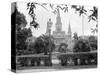 The Famed Old St. Louis Cathedral Faces Jackson Square or Place D'Armes-null-Stretched Canvas