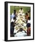 The Families of Tally and Cornell Adams Come Together for Sunday Dinner-John Dominis-Framed Premium Photographic Print