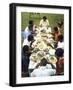 The Families of Tally and Cornell Adams Come Together for Sunday Dinner-John Dominis-Framed Photographic Print