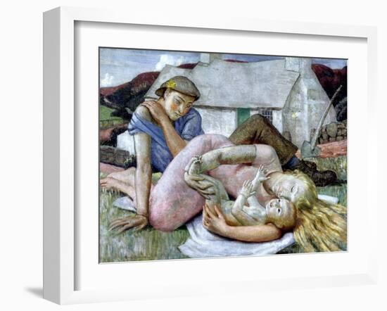 The Family, 1935-Ernest Procter-Framed Giclee Print