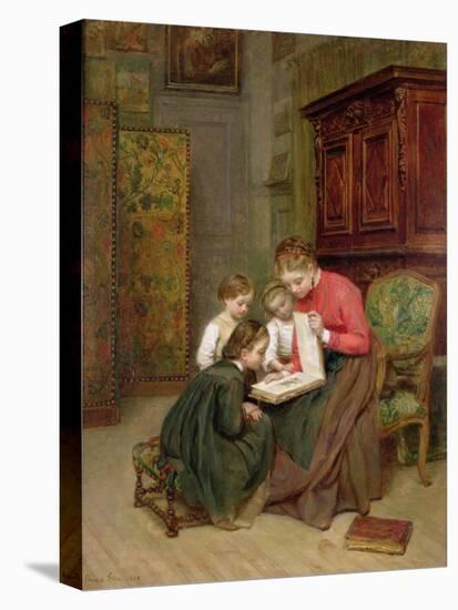The Family Album, 1869-Charles Edouard Frere-Stretched Canvas