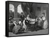 The Family Concert-Achille Deveria-Framed Stretched Canvas