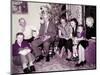 The Family Gathers around the Christmas Tree, Ca. 1956-null-Mounted Photographic Print