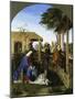 The Family John the Baptist Visiting with the Holy Family, 1817-Julius Schnorr von Carolsfeld-Mounted Giclee Print