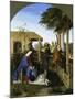 The Family John the Baptist Visiting with the Holy Family, 1817-Julius Schnorr von Carolsfeld-Mounted Giclee Print