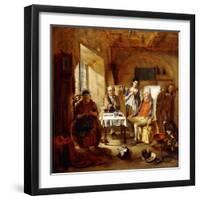 The Family Lawyer, 1857-William Powell Frith-Framed Premium Giclee Print