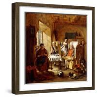 The Family Lawyer, 1857-William Powell Frith-Framed Giclee Print