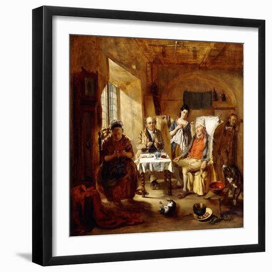 The Family Lawyer, 1857-William Powell Frith-Framed Giclee Print