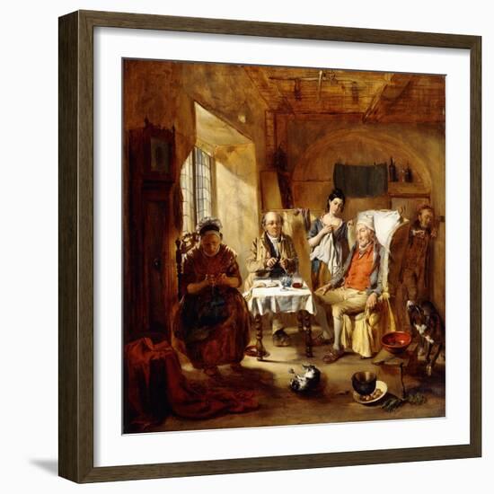 The Family Lawyer, 1857-William Powell Frith-Framed Giclee Print