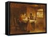 The Family Meal-Bernardus Johannes Blommers-Framed Stretched Canvas