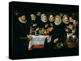 The Family of Adrien De Witte (1555-1616) 1608-Hieronymus Francken-Stretched Canvas