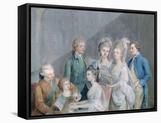 The Family of Charles Schaw, 9th Baron Cathcart-Johann Zoffany-Framed Stretched Canvas