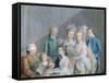 The Family of Charles Schaw, 9th Baron Cathcart-Johann Zoffany-Framed Stretched Canvas