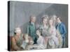 The Family of Charles Schaw, 9th Baron Cathcart-Johann Zoffany-Stretched Canvas