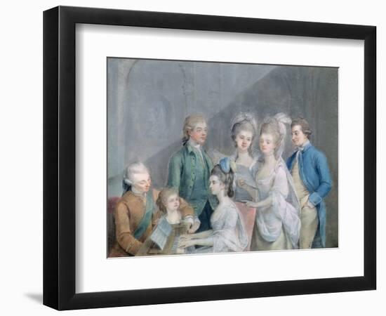 The Family of Charles Schaw, 9th Baron Cathcart-Johann Zoffany-Framed Giclee Print