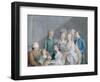 The Family of Charles Schaw, 9th Baron Cathcart-Johann Zoffany-Framed Giclee Print