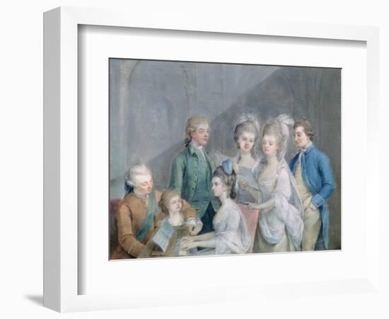 The Family of Charles Schaw, 9th Baron Cathcart-Johann Zoffany-Framed Giclee Print