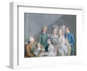 The Family of Charles Schaw, 9th Baron Cathcart-Johann Zoffany-Framed Giclee Print